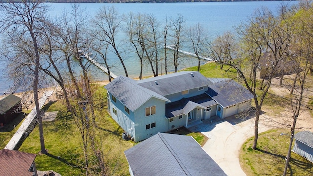 49262 Big Pine Rd, Perham, MN 56573 - view from above of property with a nearby body of water