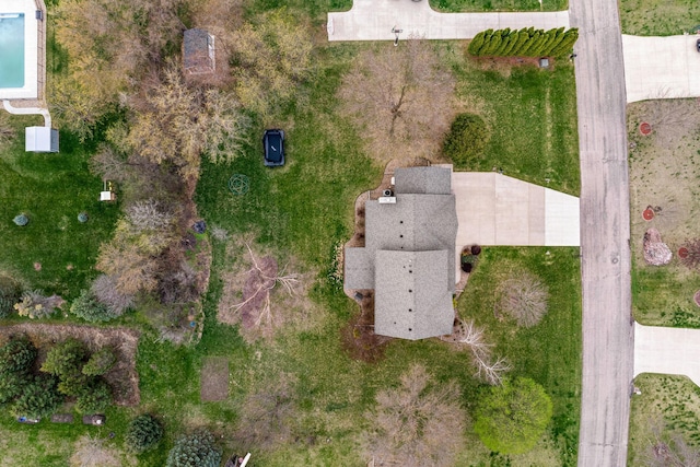 aerial view of property and surrounding area