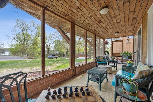 24295 Matson Point Trl, Lida Twp, MN 56572 - view of sunroom