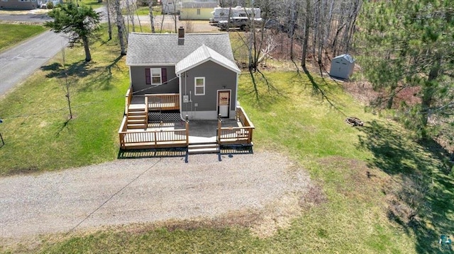 aerial view of property and surrounding area