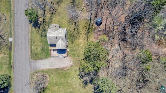 aerial view of property's location