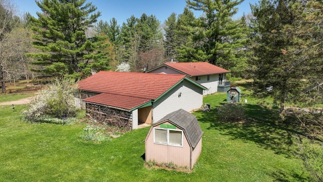 view of subject property