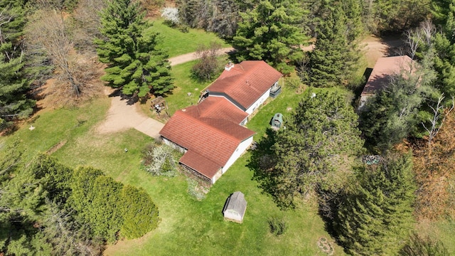 aerial view of property and surrounding area