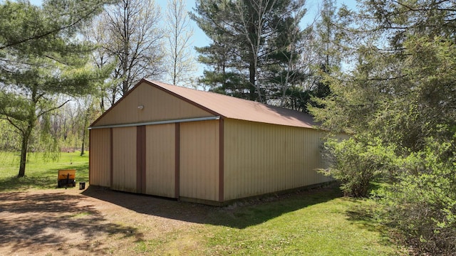 view of outbuilding with an outdoor structure