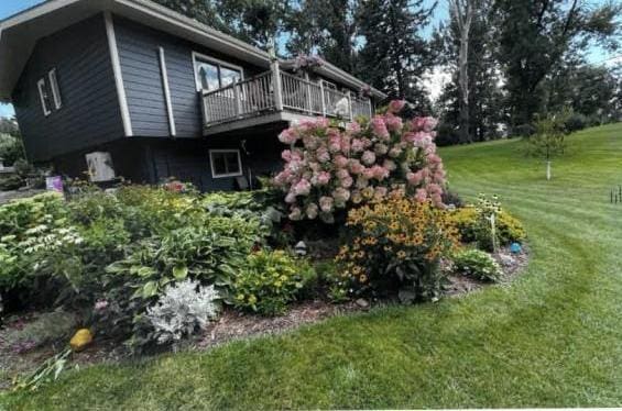 50 Lakeview Dr NW, Cokato, MN 55321 - view of home's exterior with a lawn
