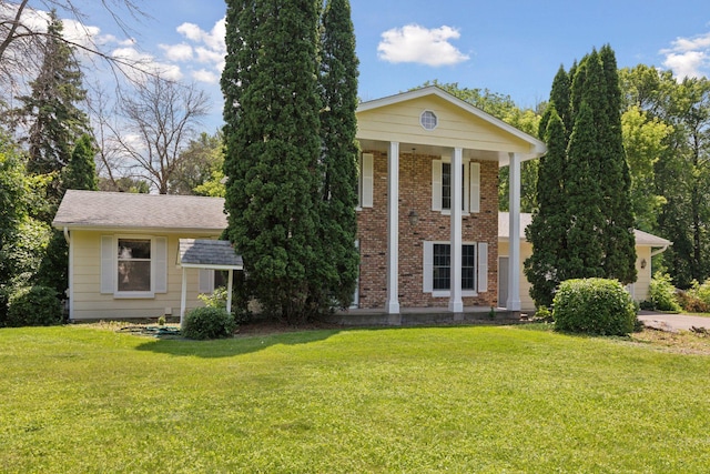 5235 139th St, Savage, MN 55378 - neoclassical home with a front lawn and brick siding