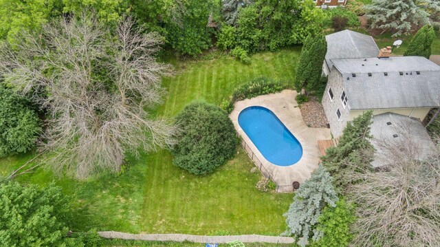 5235 139th St, Savage, MN 55378 - view from above of property featuring a pool