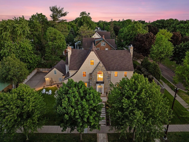 4201 Dupont Ave S, Minneapolis, MN 55409 - view of aerial view at dusk