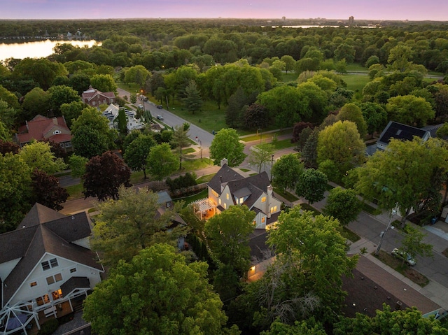 4201 Dupont Ave S, Minneapolis, MN 55409 - aerial view of property's location with a nearby body of water