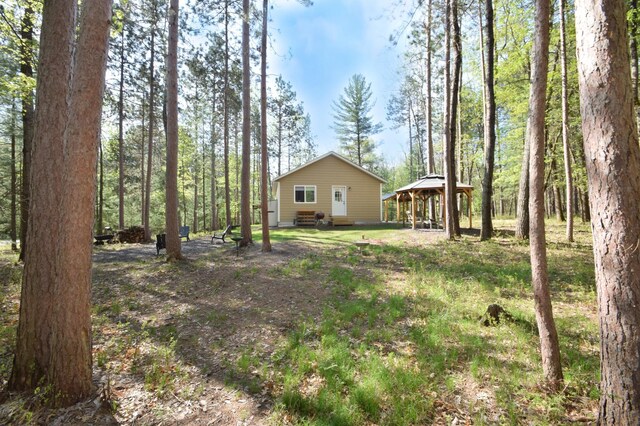 28607 Great Bear Path Way, Danbury, WI 54830 - view of yard featuring a gazebo