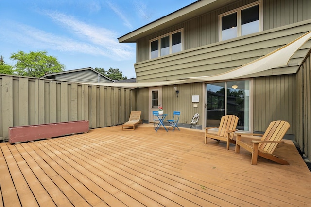 166 Windsor Ln, New Brighton, MN 55112 - view of wooden terrace