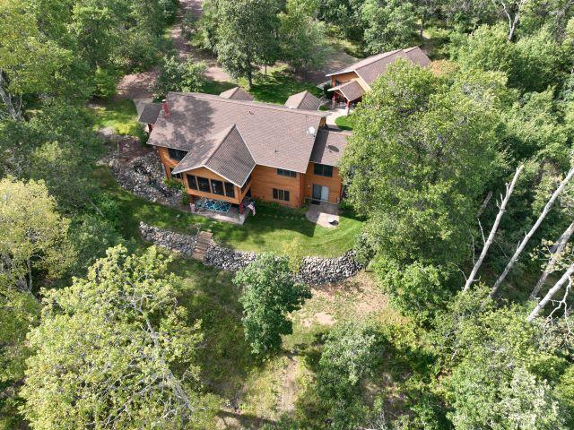 10115 Island Lake Rd, Solon Springs, WI 54873 - view of subject property with a forest