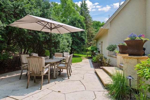 490 Old Long Lake Rd, Orono, MN 55391 - view of patio featuring outdoor dining area