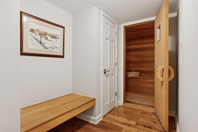 490 Old Long Lake Rd, Orono, MN 55391 - hallway featuring light wood finished floors and baseboards