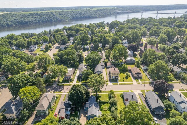 920 2nd St S, Stillwater, MN 55082 - aerial perspective of suburban area with a nearby body of water