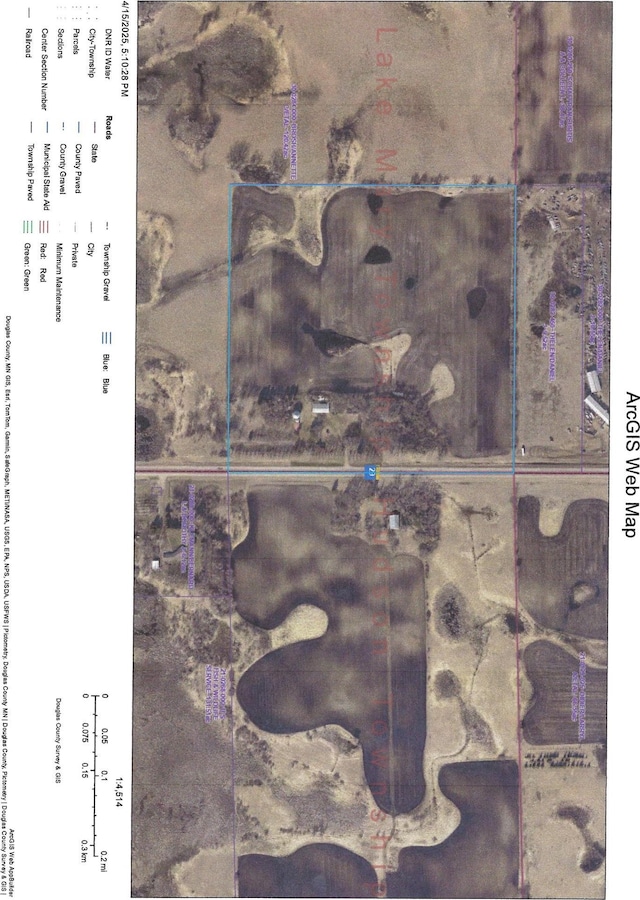 8418 State Highway 29 S, Alexandria, MN 56308 - map of property location featuring property boundaries highlighted