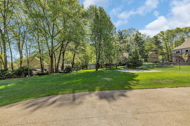view of yard