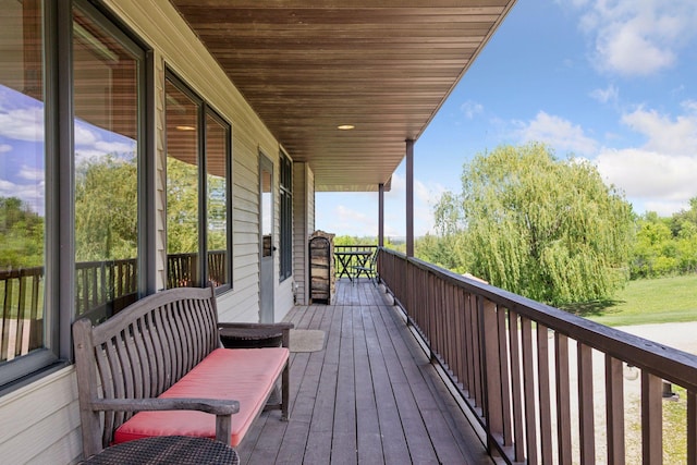 32875 Stanton Trl, Cannon Falls, MN 55009 - view of wooden terrace