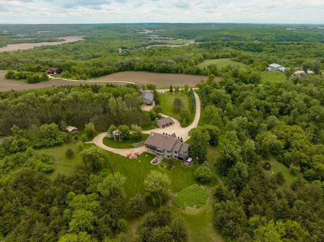 32875 Stanton Trl, Cannon Falls, MN 55009 - bird's eye view of a heavily wooded area