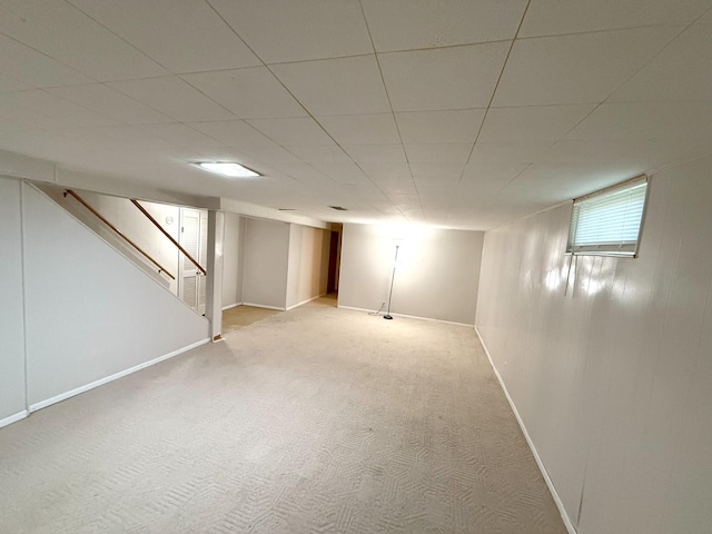 1611 Graydon Ave, Brainerd, MN 56401 - basement featuring stairway and light colored carpet