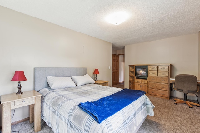 5651 164th Ln NW, Ramsey, MN 55303 - bedroom with carpet, an office area, and a textured ceiling