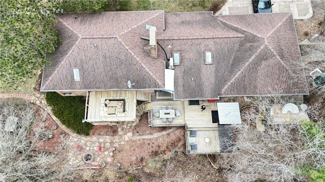 view of subject property
