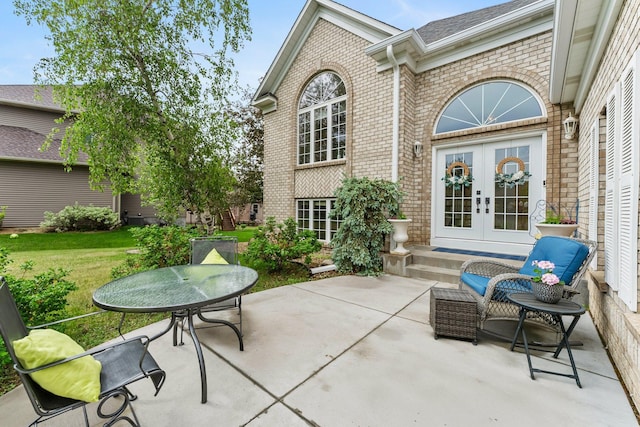 2001 Stonepine Ave, Hudson, WI 54016 - view of patio with french doors