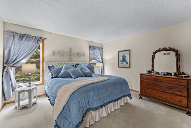 2001 Stonepine Ave, Hudson, WI 54016 - bedroom featuring light colored carpet, baseboards, and a textured ceiling