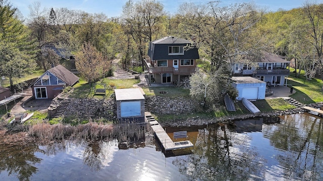 6032 Quinn Ave NW, Annandale, MN 55302 - aerial view of property and surrounding area with a nearby body of water
