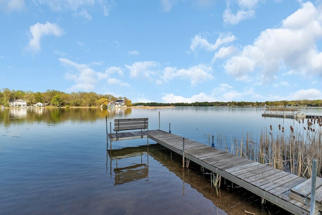 6032 Quinn Ave NW, Annandale, MN 55302 - dock area featuring a water view
