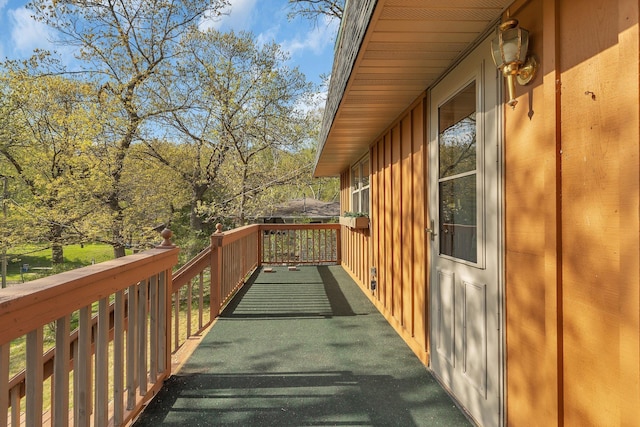 6032 Quinn Ave NW, Annandale, MN 55302 - wooden deck featuring view of scattered trees