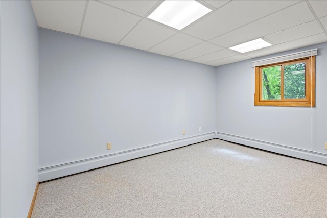 5935 County Road 11, Independence, MN 55359 - carpeted empty room featuring a paneled ceiling and baseboards