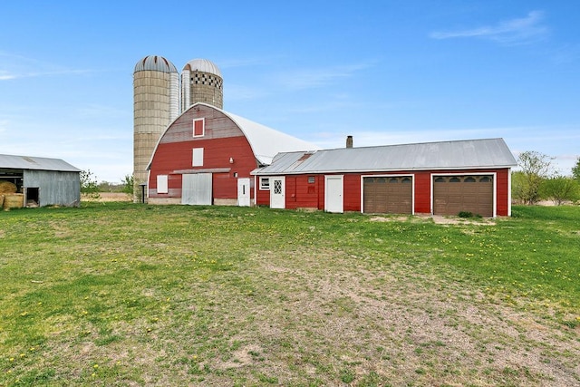 19867 Twin Lakes Rd, Darling Twp, MN 56345 - view of barn featuring a yard
