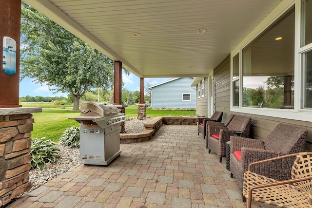 21048 Eagle Dr, Leslie Twp, MN 56360 - view of patio with grilling area