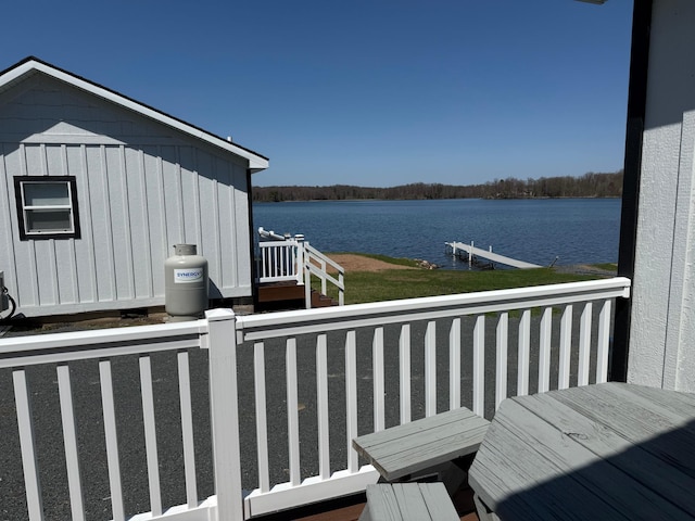 CABIN5 Gruenhagen Rd, Long Lake Twp, WI 54817 - dock featuring a water view
