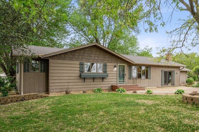 22800 401st Ave, Arlington Twp, MN 55307 - single story home featuring a front yard and a shingled roof