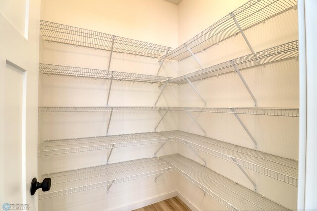 view of storage area