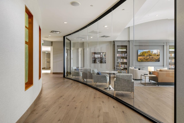 community lobby featuring recessed lighting