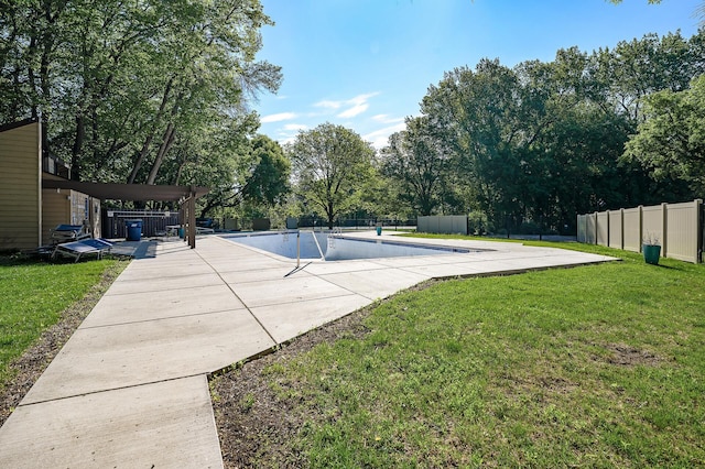 135 Eagle Lake Dr, Maple Grove, MN 55369 - view of pool featuring a patio and view of scattered trees