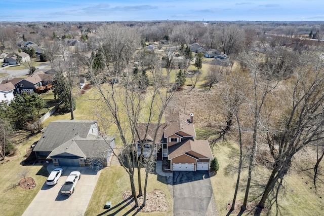 1284 Otter Ridge Rd, White Bear Twp, MN 55110 - aerial perspective of suburban area