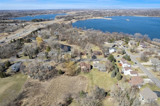 1284 Otter Ridge Rd, White Bear Twp, MN 55110 - view of property location with a nearby body of water and nearby suburban area