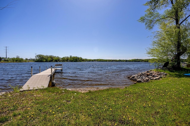dock with a water view