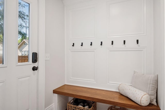 view of mudroom