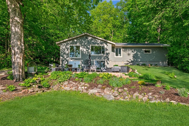 49935 Acacia Trl, Nessel Twp, MN 55080 - view of front facade featuring a front yard