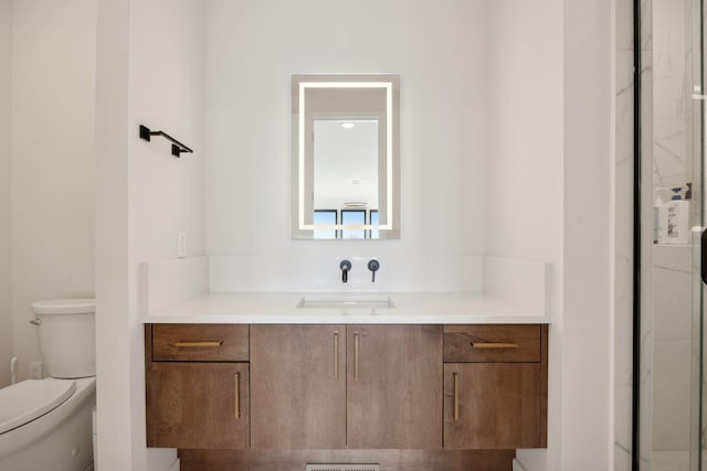 12745 Stutz Ct NE, Blaine, MN 55449 - full bathroom featuring vanity and toilet