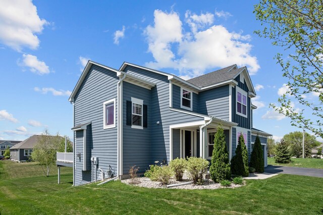 4118 San Vitero Ct, Victoria, MN 55318 - view of home's exterior with a yard