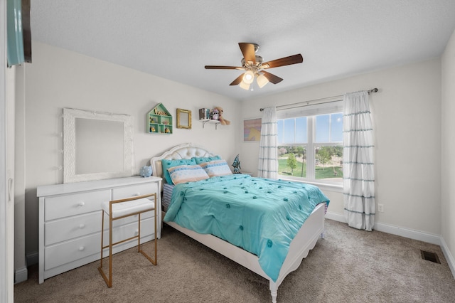 4118 San Vitero Ct, Victoria, MN 55318 - carpeted bedroom with baseboards and a ceiling fan