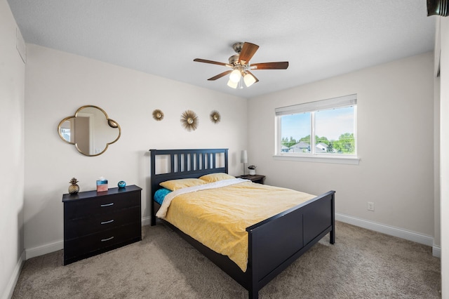 4118 San Vitero Ct, Victoria, MN 55318 - bedroom with carpet, baseboards, and ceiling fan