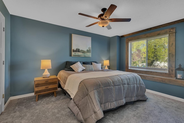 7320 Deer Pass Dr, Centerville, MN 55038 - carpeted bedroom featuring baseboards and ceiling fan