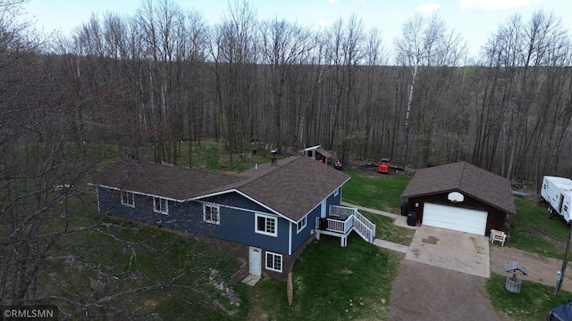 791 W Rd, Wright, MN 55798 - view from above of property with a forest